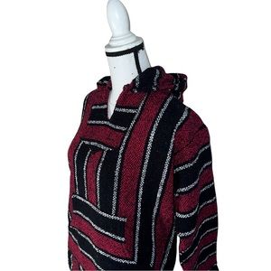 Mexican poncho drug rug size medium